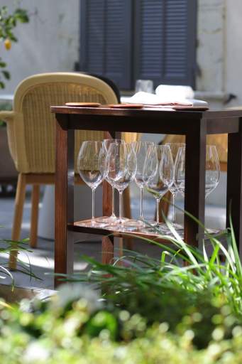 Table extérieur, Privatisation Restaurant Cannes et Salle de réception Cannes Bastide Bruno Oger