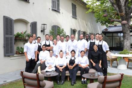 Staff Bruno Oger et ses équipes Chef doublement étoilé près de Cannes 